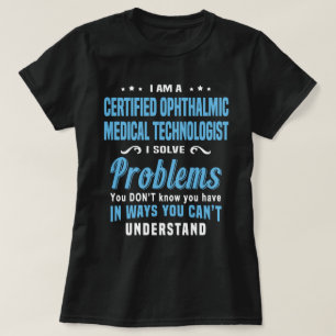 認定眼科医療技術者 Tシャツ