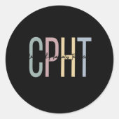 認定薬局技術者Boho Cpht ラウンドシール (正面)