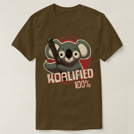 認定100プンおもしろい認定の認定シール Tシャツ (デザイン正面)
