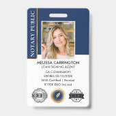 認定 行政書士 公証人 写真 QRコード 海軍 金 バッジ (表面)