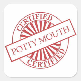 認定 – POTTY MOUTH スクエアシール