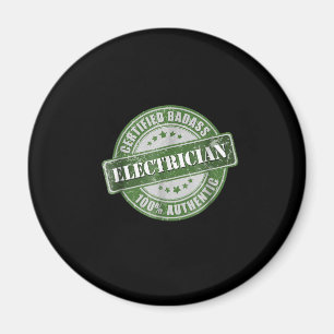 認定Badass Electric Certified 100 Percent Auntic マグネット