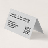 認定CPRインストラクターカスタムQR 名刺 (裏面)