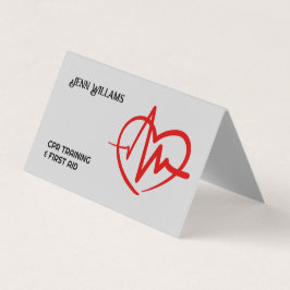 認定CPRインストラクターカスタムQR 名刺