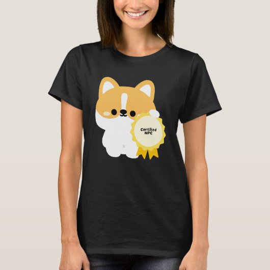 認定NPCコーギー Tシャツ (正面)