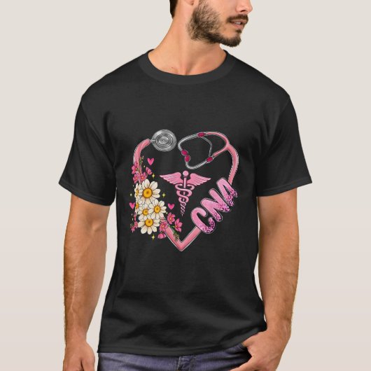 認定Nursing Instant Cna作業認定ナース Tシャツ (正面)