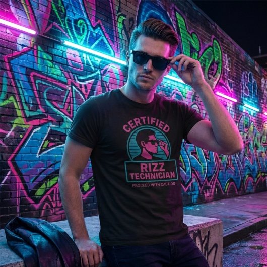 認定Rizz技術者 - 楽しいRizzミーム Tシャツ