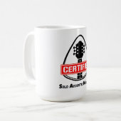 認定SAMギターピックヘッドストック・マグ コーヒーマグカップ (正面左)