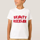認定Skibity Rizzler Tシャツ (正面)