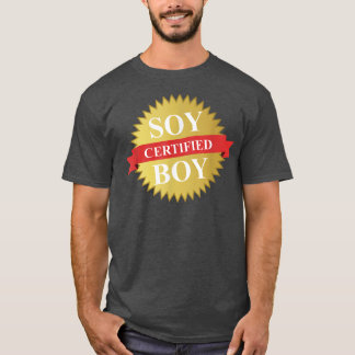 認定SOY BOY おもしろい SIMP Tシャツ