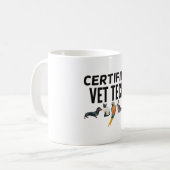 認定Vet Tech コーヒーマグカップ (正面左)