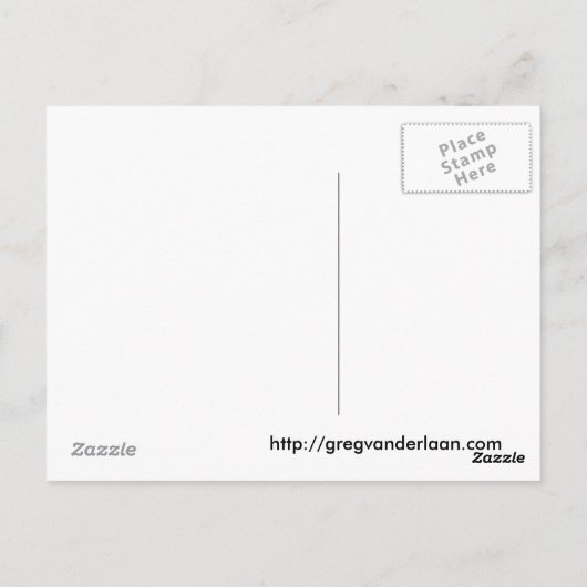 認知はがき ポストカード (裏面)