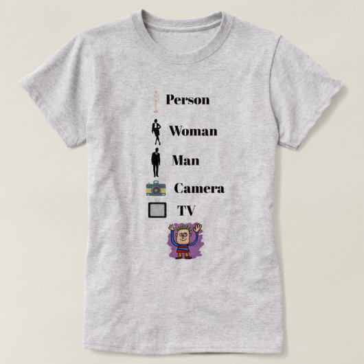 認知テストTシャツ Tシャツ (デザイン正面)