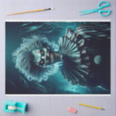 認知恐ろしい不気味なピエロデクページ紙 薄葉紙 (クラフト)