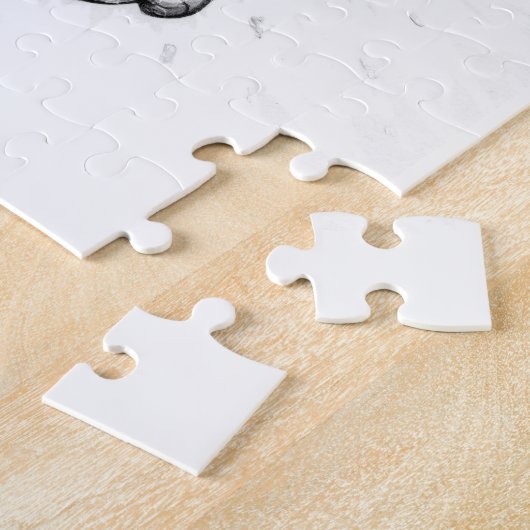 認知牛 ジグソーパズル (側面)