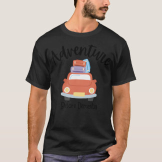認知症の前の冒険(車) Tシャツ