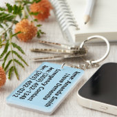 認知症の診断書を持っている キーホルダー (正面右)