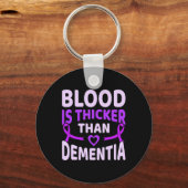 認知症アルツハイマー病の粟粒よりも厚い キーホルダー (正面)