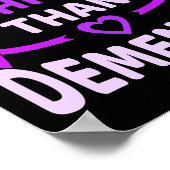 認知症アルツハイマー病の粟粒よりも厚い ポスター (角)