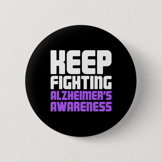 認知症ハイマー病認識度5 缶バッジ (正面)