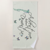 認知症前の冒険ビーチタオル ビーチタオル (正面)