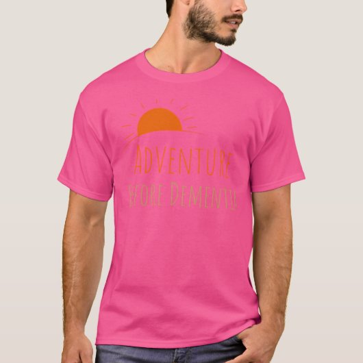 認知症前の冒険 Tシャツ (正面)