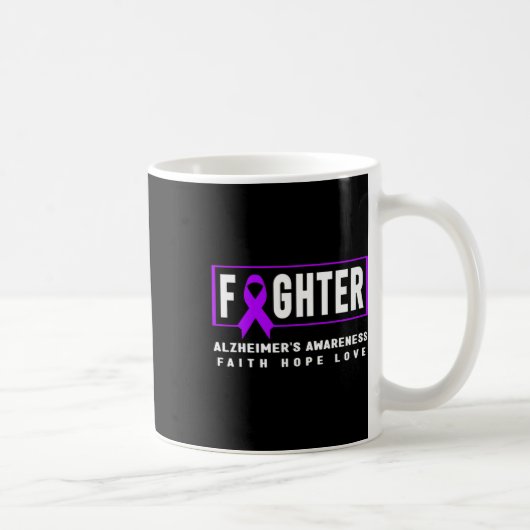 認知症啓発Tシャツ - Heimer Fighter Heimerhe コーヒーマグカップ (右)