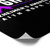 認知症啓発Tシャツ - Heimer Fighter Heimerhe ポスター (角)