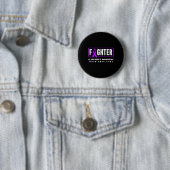 認知症啓発Tシャツ - Heimer Fighter Heimerhe 缶バッジ (インサイチュ)