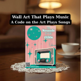 認知症訪問カード1950年代ミュージックプレイリスト付き ポストカード