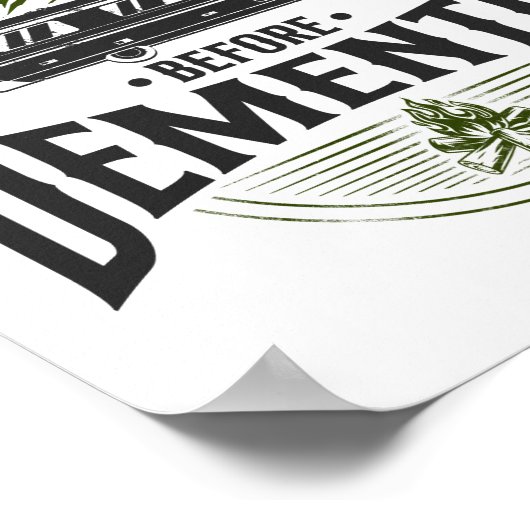 認知症退職した前のキャンピングアドベンチャー ポスター (角)