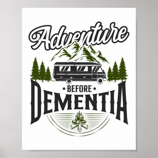 認知症退職した前のキャンピングアドベンチャー ポスター (正面)