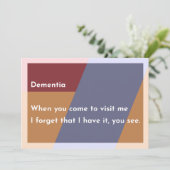 認知症 サンキューカード (スタンド正面)