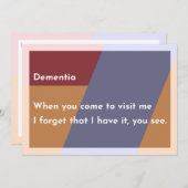 認知症 サンキューカード (正面/裏面)