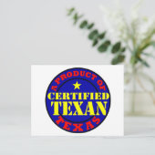 認証テキサン ポストカード (スタンド正面)