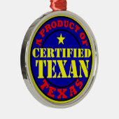 認証テキサン メタルオーナメント (右)