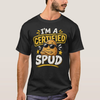 認証済みポテトです Funny Potato Tシャツ