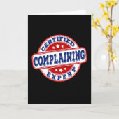 認証苦情の専門家シール カード (黄色い花)