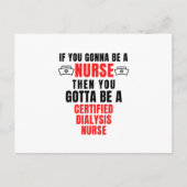 認証透析ナース 案内ポストカード (正面)