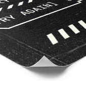 認識されない – テクノ-Brutalistストリートウェアデザイン ポスター (角)