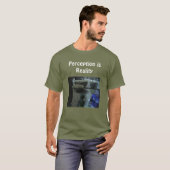 認識は現実 Tシャツ (正面フル)