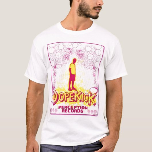 認識はdopekickのTシャツを記録します Tシャツ (正面)