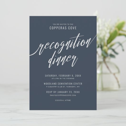 認識ディナー 招待状 (スタンド正面)