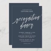 認識ディナー 招待状 (正面/裏面)