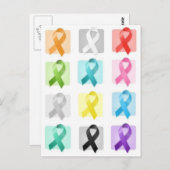 認識リボン ポストカード (正面/裏面)