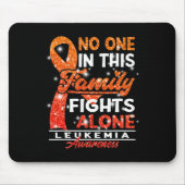 認識度この家族の誰も私L一人で戦わない マウスパッド (正面)