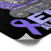 認識度とギフトパープルゾウ ポスター (角)