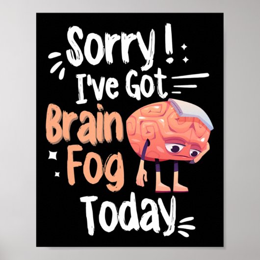 認識度とフィブロフォグ線維筋痛脳霧 ポスター (正面)