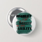 認識度のティーの不能はコピーです 缶バッジ (正面&裏面)