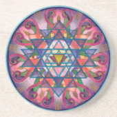 認識度の曼荼羅のコースター コースター (正面)